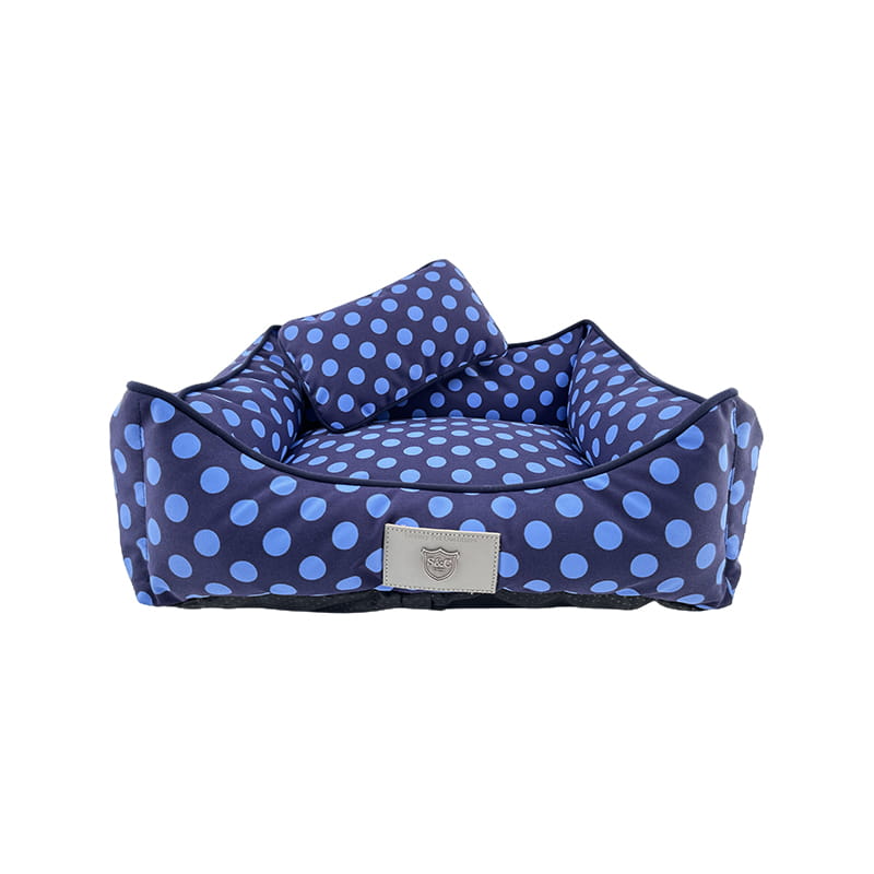 Cama para perros con lunares La Boutique de Mi Perro