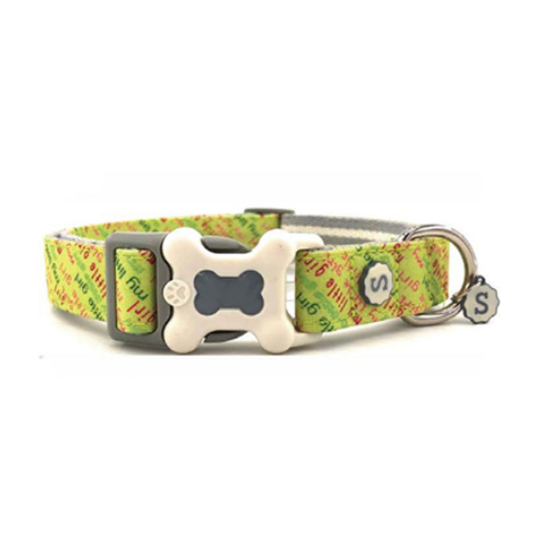 Collar para perros pequeños Dingo rojo Verde tropical