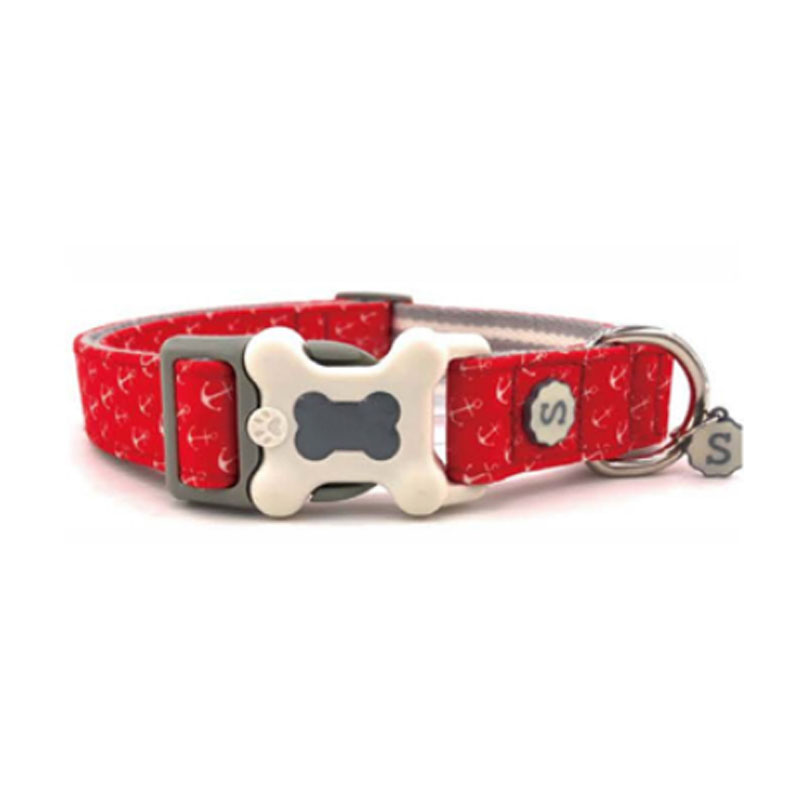 Collar para perros pequeños Dingo rojo Verde tropical